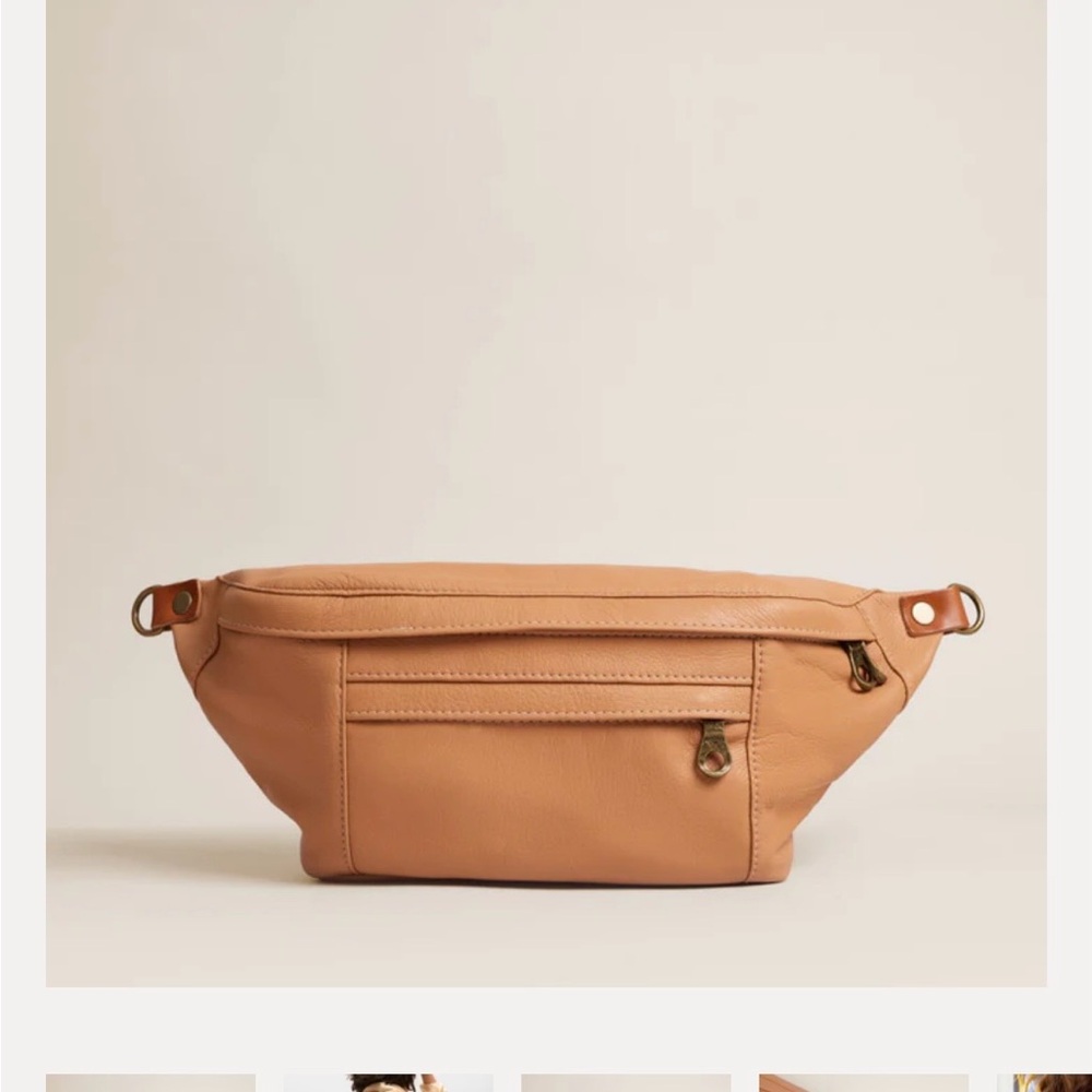 Classic Tan Crossbody Belt Bag